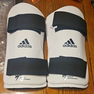 Adidas White Martial Arts Forearm Guards